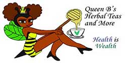 Queen B's Herbal Teas and More Logo